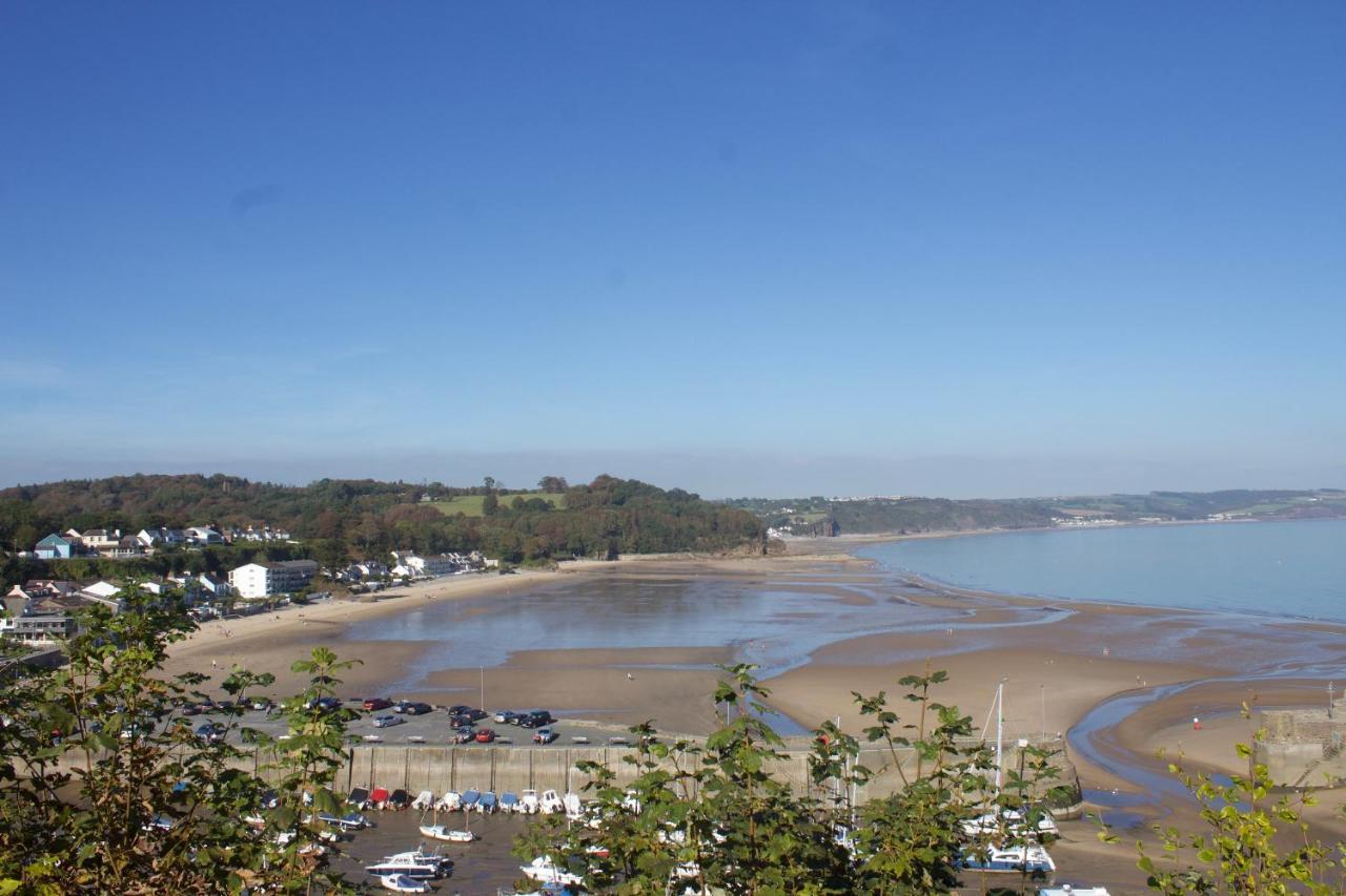 Beach House With Sea Views Over Saundersfoot Bay Экстерьер фото