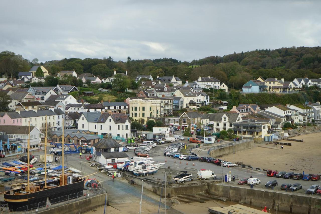 Beach House With Sea Views Over Saundersfoot Bay Экстерьер фото
